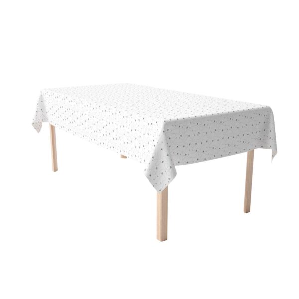 Rectangular Tablecloth, 100% Cotton, 60x120 , Airplane Route Design