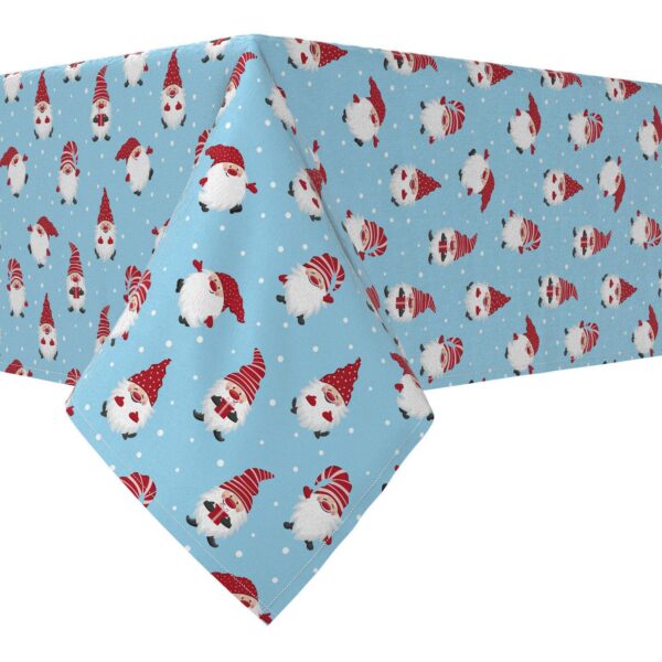 Rectangular Tablecloth, 100% Cotton, 60x120 , Holiday Gnomes