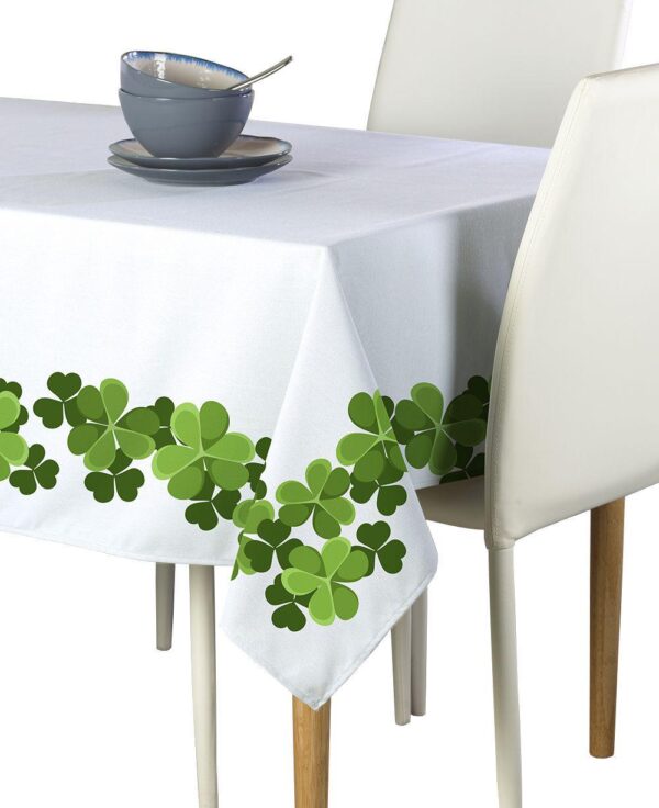 Rectangular Tablecloth, 100% Polyester, 60x120 , Clover Garland