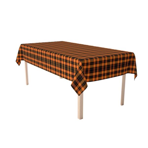 Rectangular Tablecloth, 100% Cotton, 52x104 , Halloween Plaid