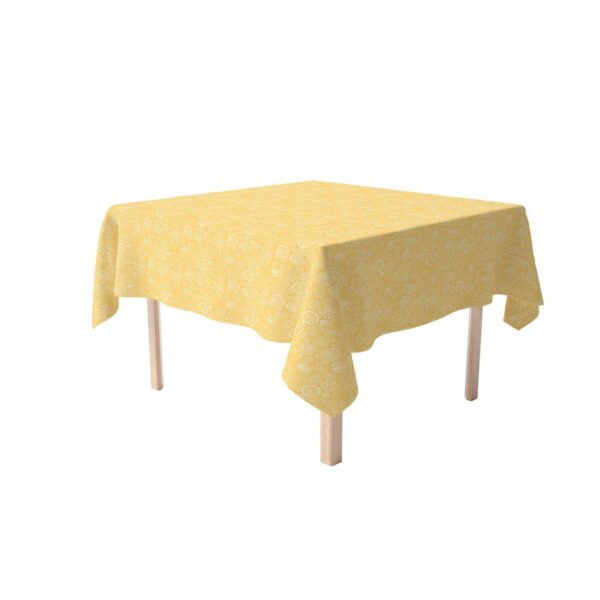 Rectangular Tablecloth, 100% Cotton, 60x120 , Bright Patterns in Circles