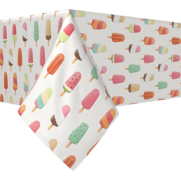 Rectangular Tablecloth, 100% Cotton, 52x104 , Sweet Summer Treats