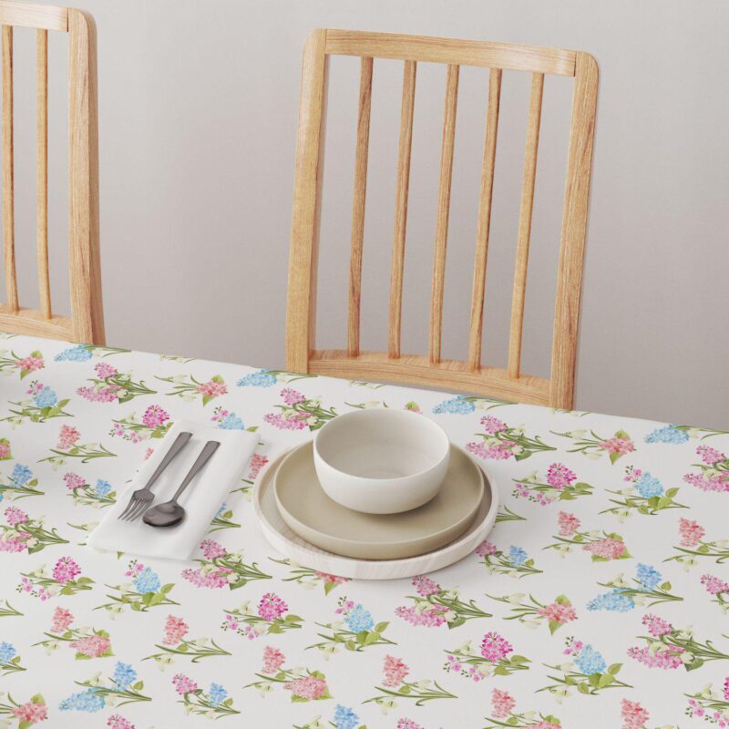 Rectangular Tablecloth, 100% Polyester, 60x84 , Garden Grown Flowers - Image 4