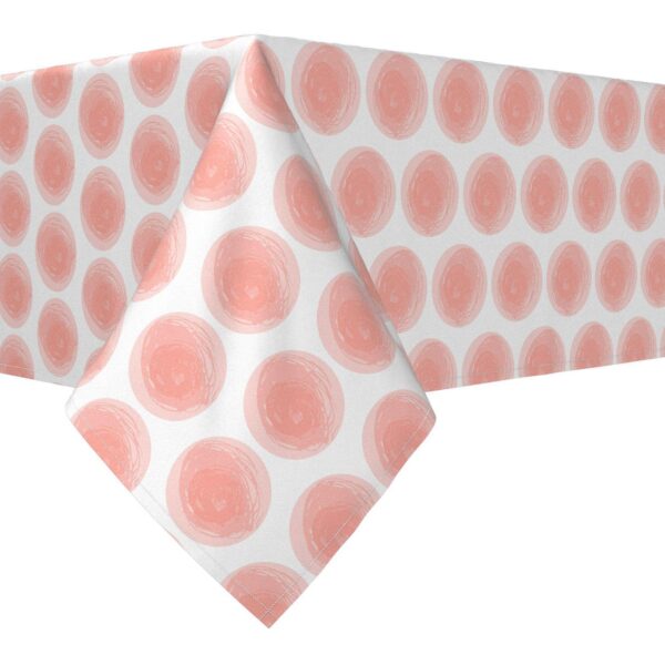 Rectangular Tablecloth, 100% Polyester, 60x104 , Watercolor Dots