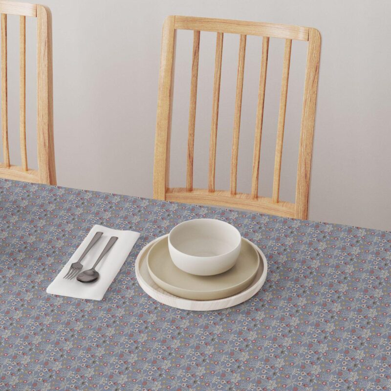 Rectangular Tablecloth, 100% Cotton, 52x120 , Floral 50 - Image 4