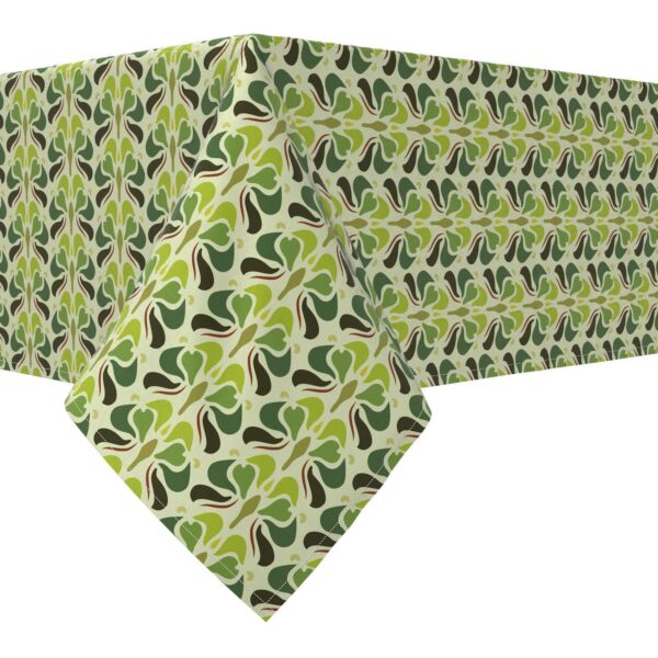 Rectangular Tablecloth, 100% Cotton, 52x84 , Floral 100