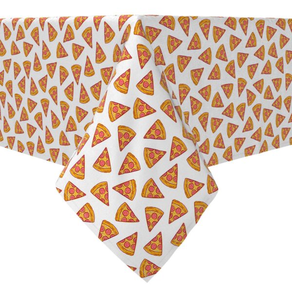 Rectangular Tablecloth, 100% Cotton, Pizza Party