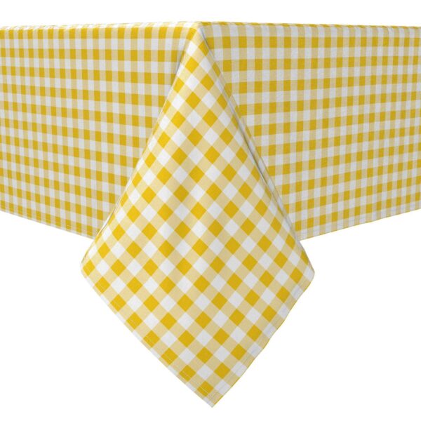 Rectangular Tablecloth, 100% Cotton, Plaid 4