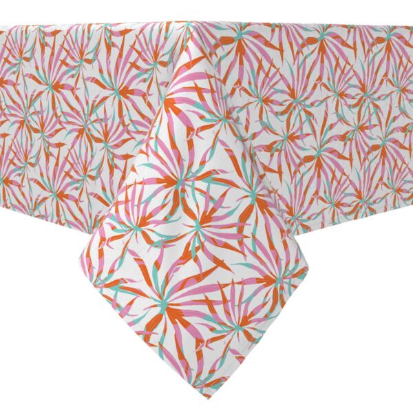 Rectangular Tablecloth, 100% Cotton, 60x84 , Bold Hawaiian Pattern