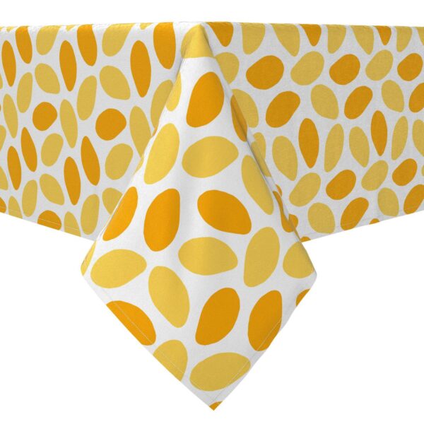 Rectangular Tablecloth, 100% Cotton, Abstract Mangos