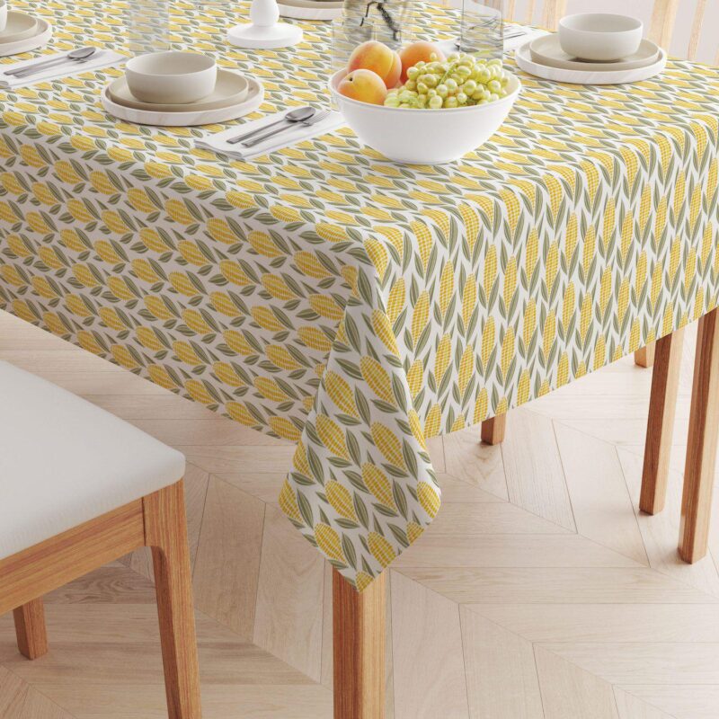 Rectangular Tablecloth, 100% Cotton, 52x120 , Harvest Corn - Image 2