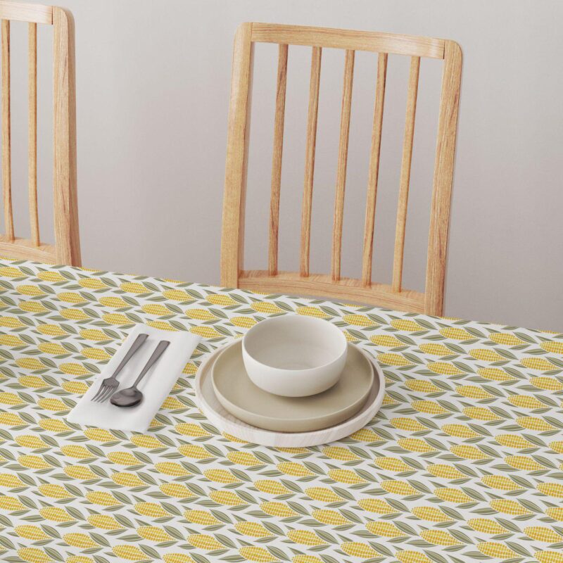 Rectangular Tablecloth, 100% Cotton, 52x120 , Harvest Corn - Image 4
