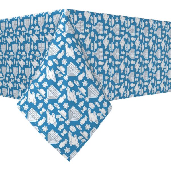 Rectangular Tablecloth, 100% Polyester, 60x120 , Kiddush Celebration