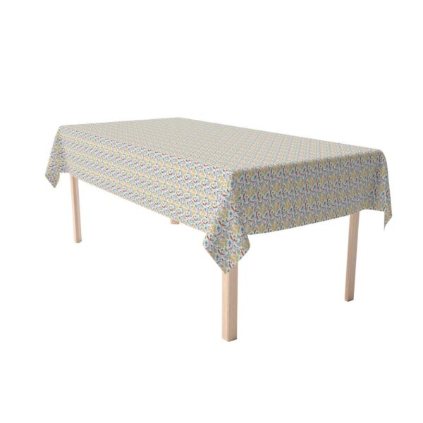 Rectangular Tablecloth, 100% Cotton, 52x104 , Floral 54