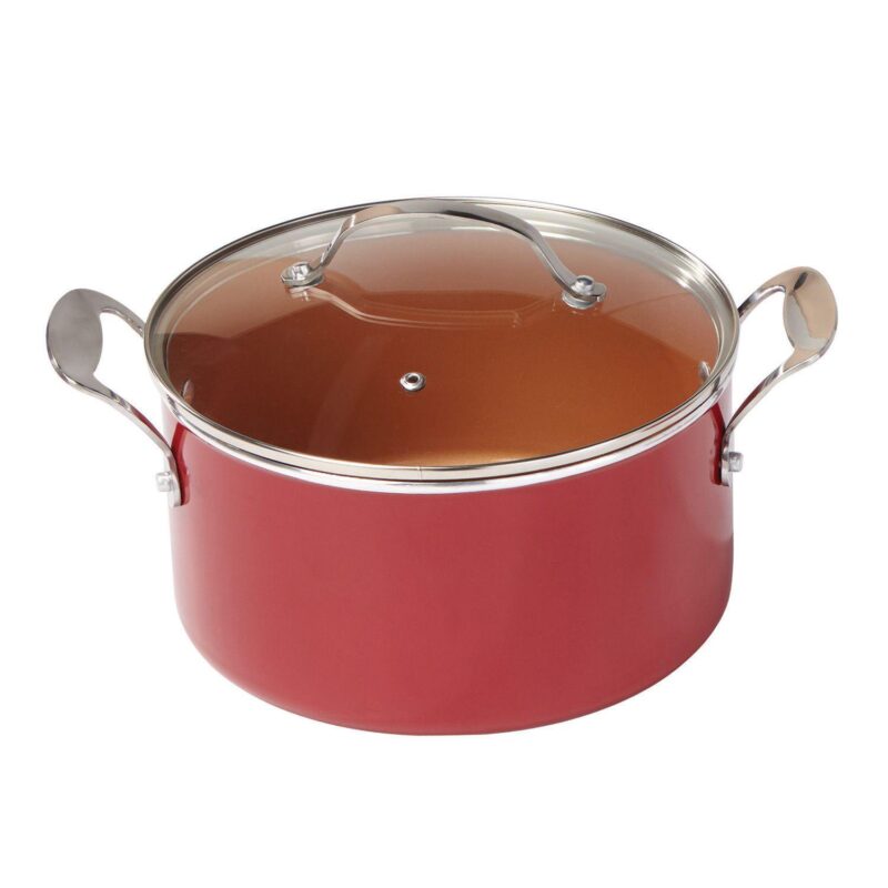 Red Copper 10-pc. Cookware Set As Seen on TV - Image 6