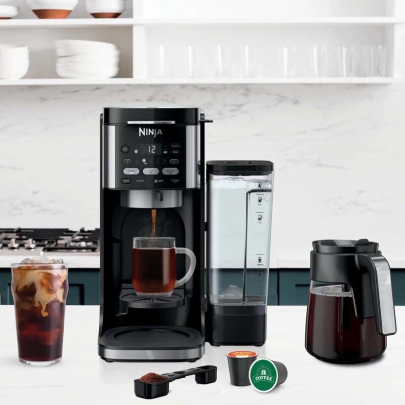 Restored Ninja CFP101 DualBrew Hot and Iced Coffee Maker, Black -Bundle with 2 Year Enhanced Protection Pack (Refurbished) - Image 3