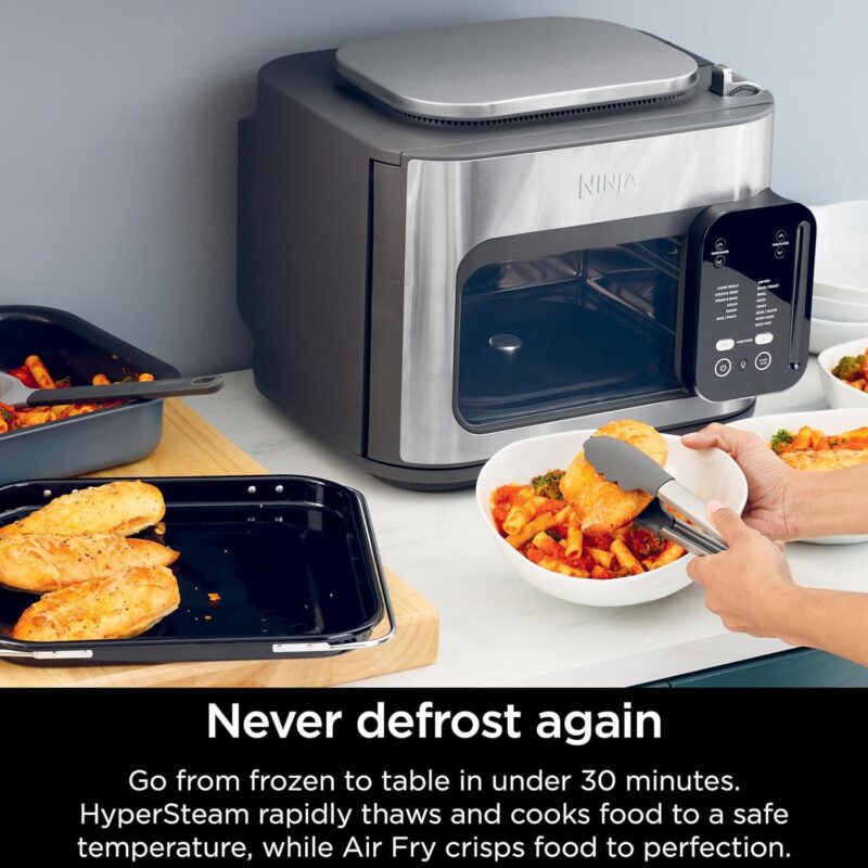 Restored Ninja R-SFP701 14-in-1 Multicooker, Oven and Air Fryer, 15-Min Meals, 3 Accessories, Grey (Refurbished) - Image 6