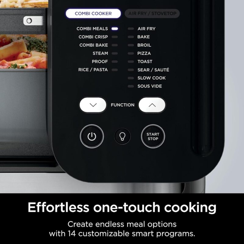 Restored Ninja R-SFP701 14-in-1 Multicooker, Oven and Air Fryer, 15-Min Meals, 3 Accessories, Grey (Refurbished) - Image 2