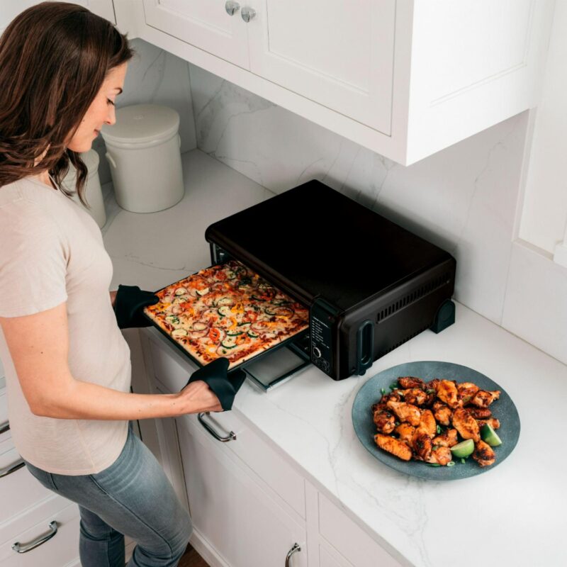 Restored Ninja SP101 Foodi 8-in-1 Digital Air Fry, Large Toaster Oven (Black)- (Refurbished) - Image 2