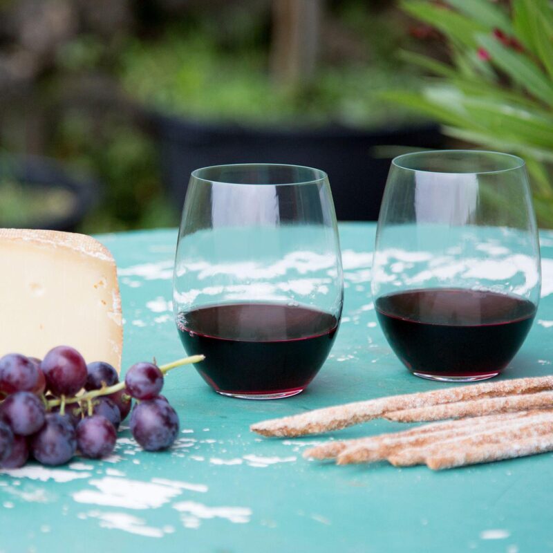 Riedel The O Wine Tumbler Cabernet/Merlot Wine Glass 8-pc Set - Image 2