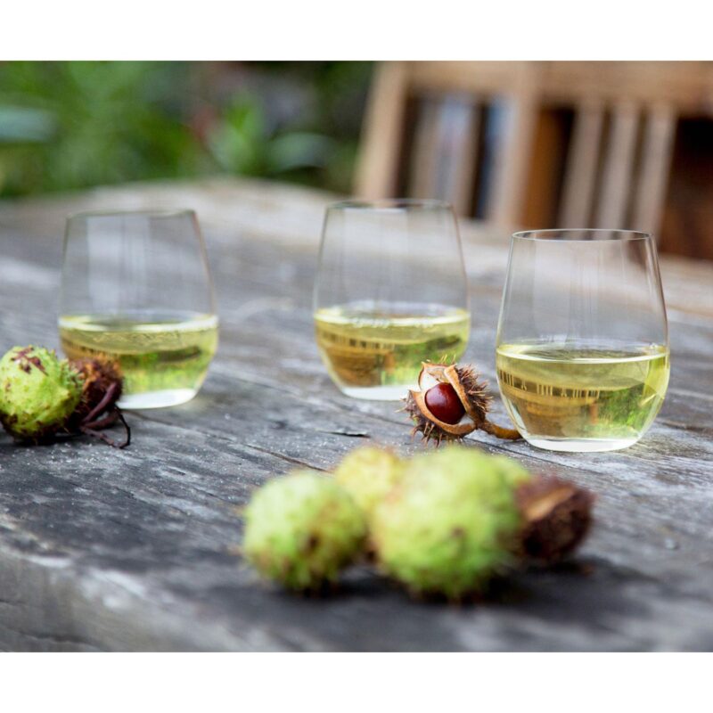 Riedel The O Wine Tumbler Chardonnay/Viognier Wine Glass 4-pc Set - Image 2