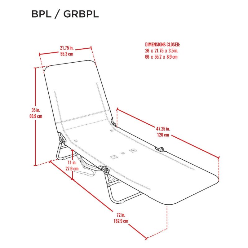 Rio Beach Backpack Lounger - Image 4