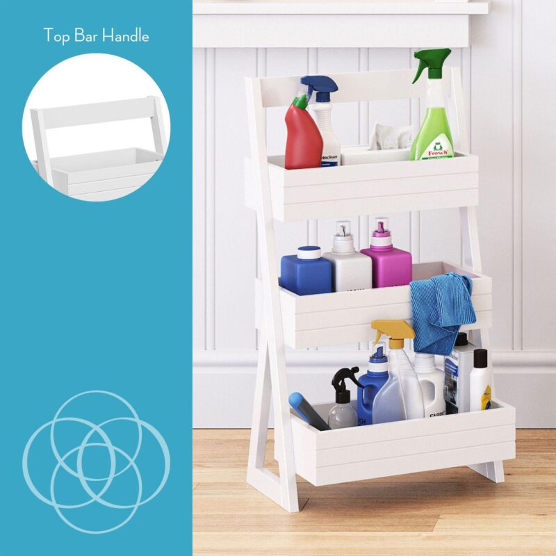 RiverRidge Home 3-Shelf Storage Caddy - Image 6