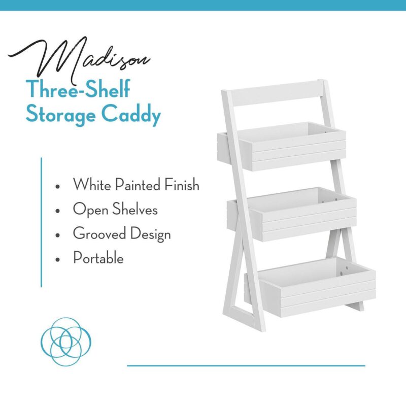RiverRidge Home 3-Shelf Storage Caddy - Image 5