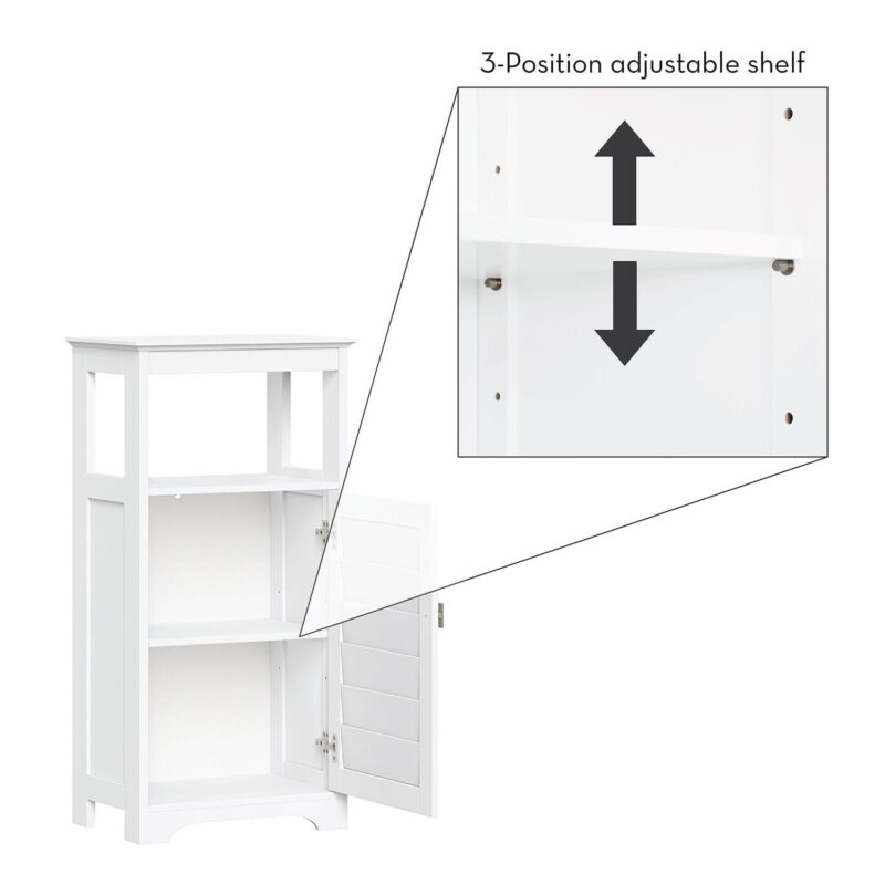 RiverRidge Home Brookfield One Door Storage Floor Cabinet - Image 5