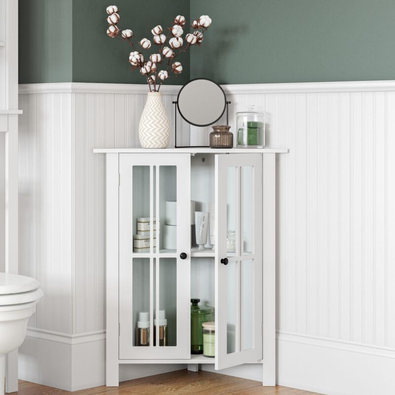 RiverRidge Home Danbury 2-Door Corner Cabinet - Image 6