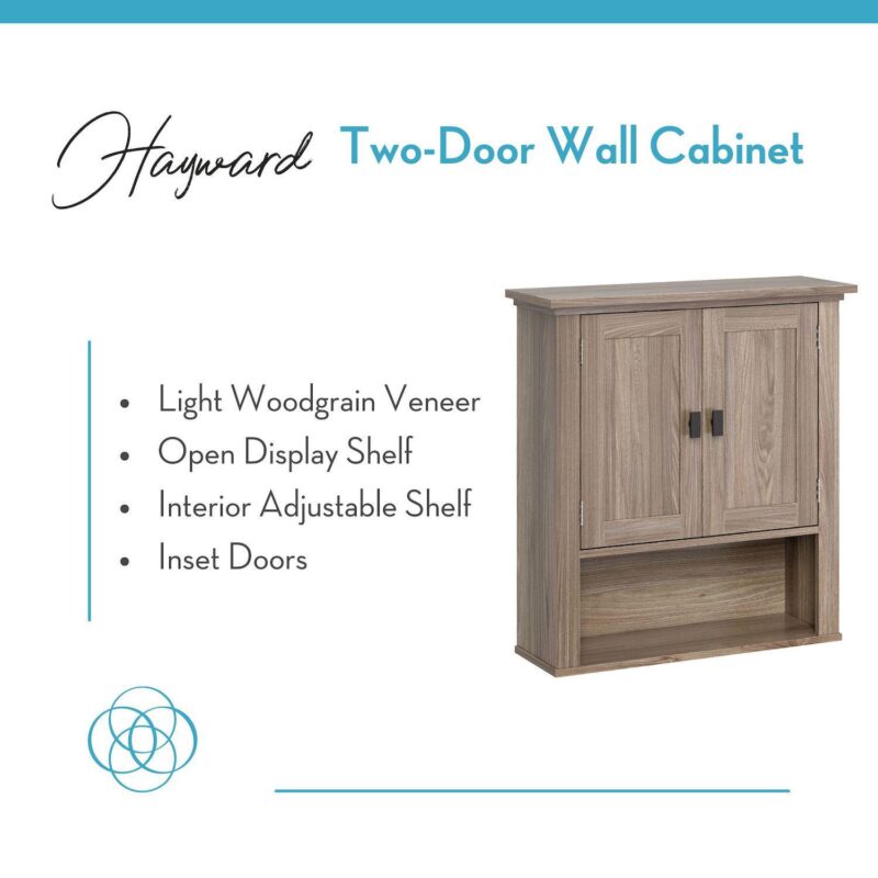 RiverRidge Home Hayward Two Door Wall Cabinet - Image 2