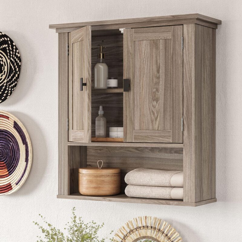 RiverRidge Home Hayward Two Door Wall Cabinet - Image 4