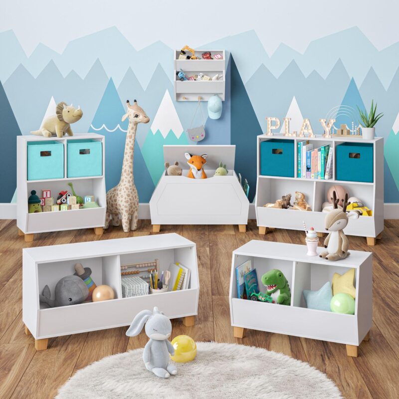 RiverRidge Home Kids 5-Cubby Toy Organizer Floor Decor - Image 11
