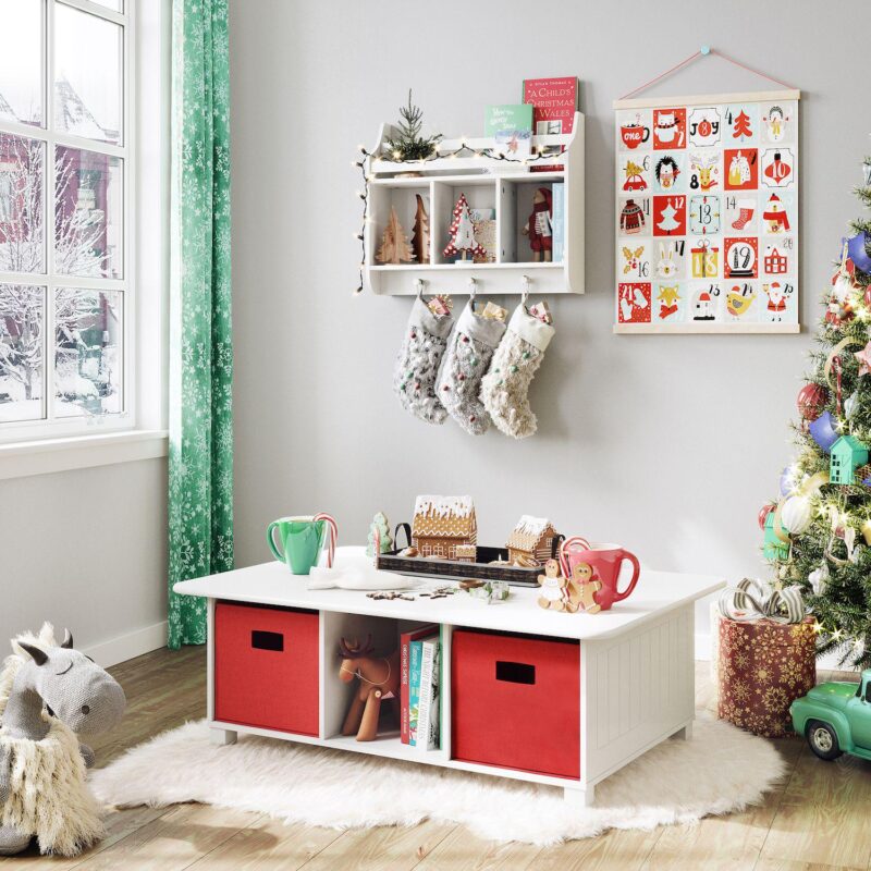 RiverRidge Home Kids' 6-Cubby Storage Activity Table - Image 4