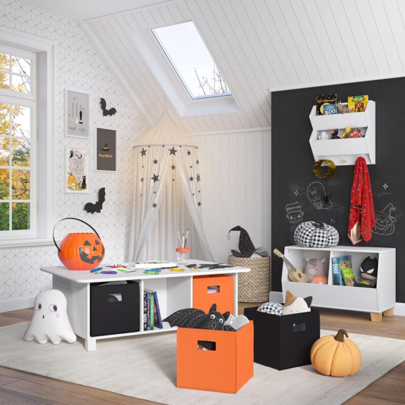 RiverRidge Home Kids' 6-Cubby Storage Activity Table - Image 3