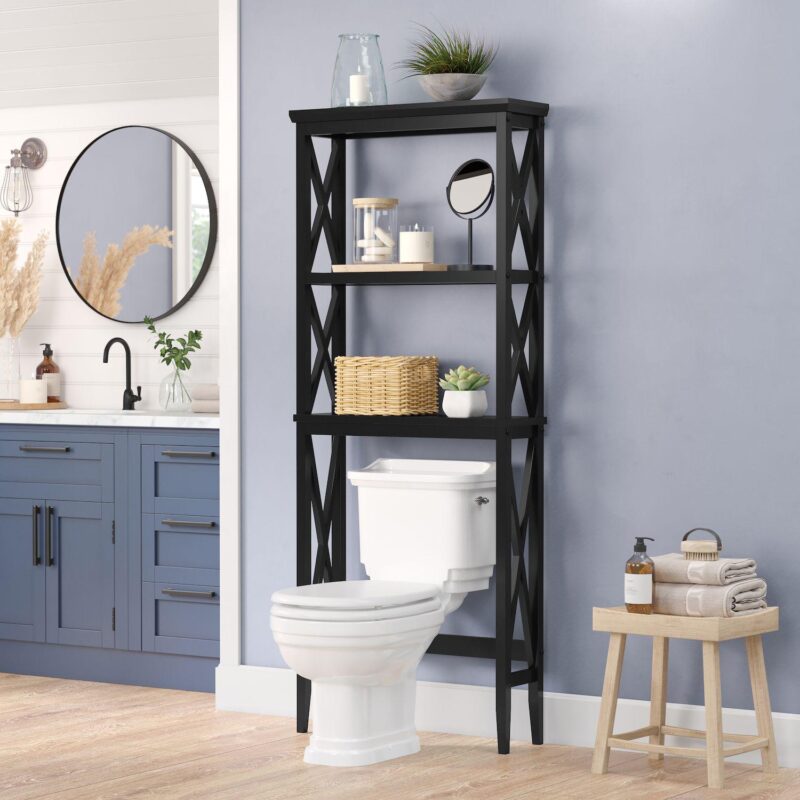 RiverRidge Home La Crosse Bathroom Spacesaver Over The Toilet Storage Cabinet - Image 2
