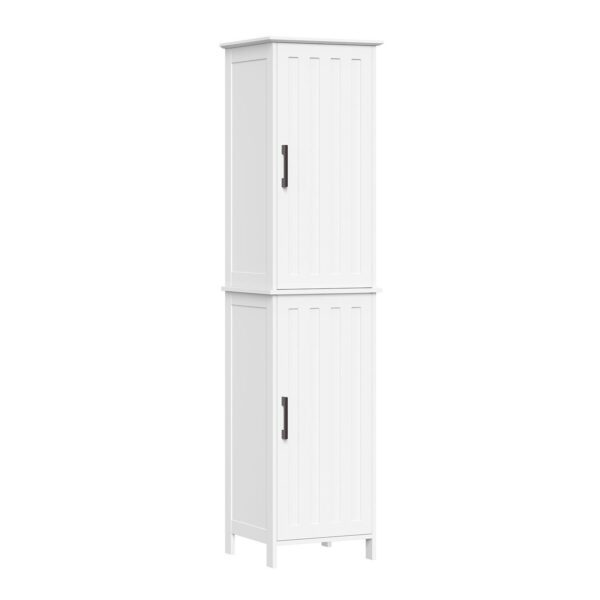 RiverRidge Home Monroe 4-Shelves Tall Storage Cabinet