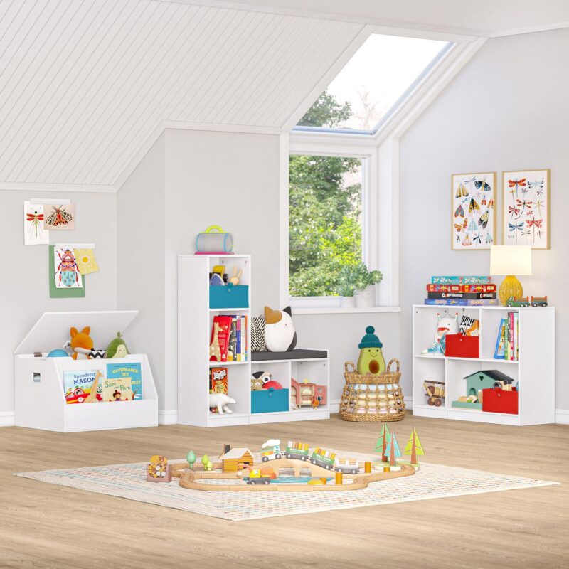 RiverRidge Kids 5-Cubby Storage Bench - Image 3
