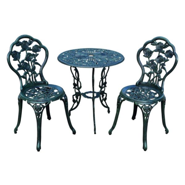 Rose Outdoor Bistro Table 3-piece Set