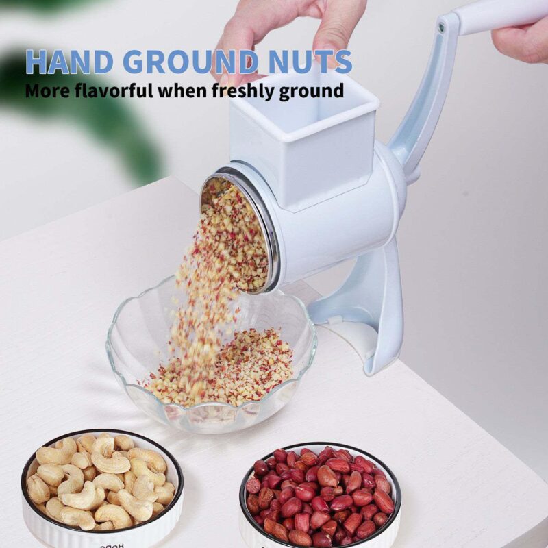 Rotary Cheese Grater - Round Vegetable Slicer - Image 4