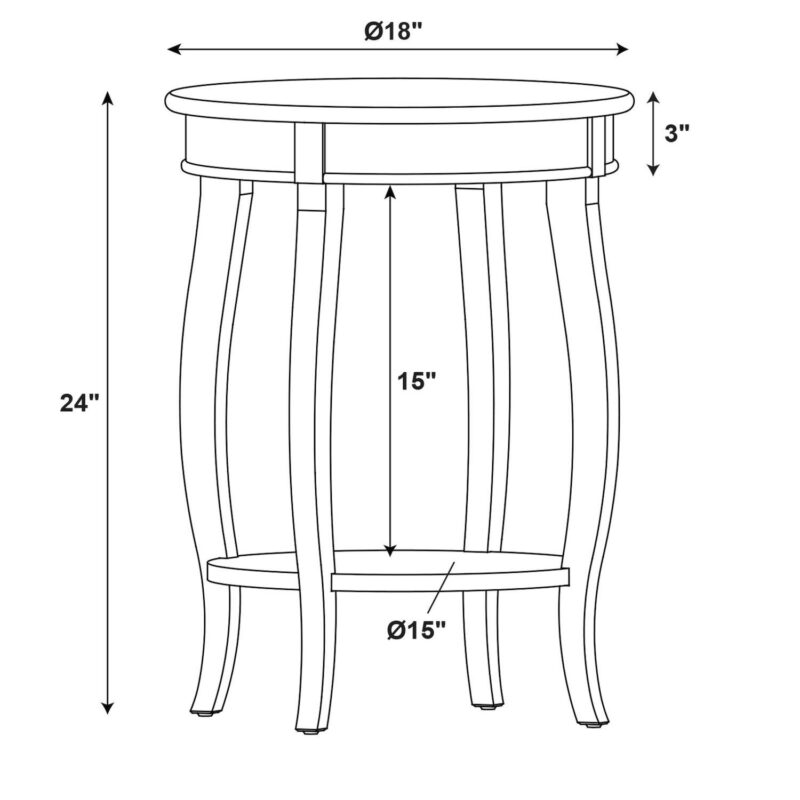 Round End Table - Image 9