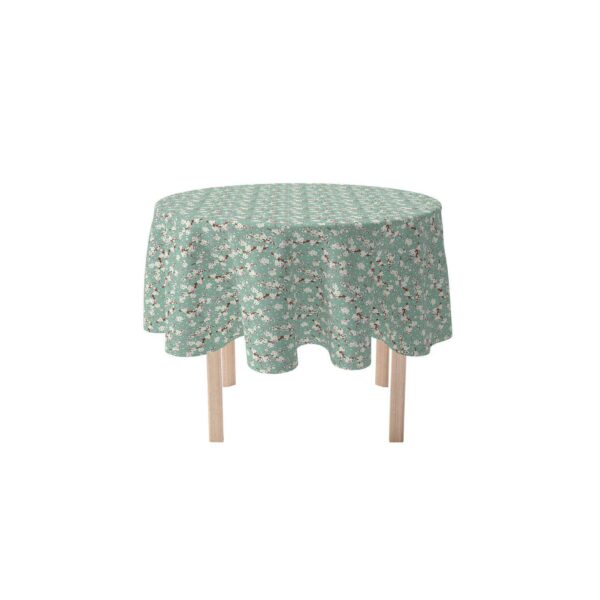 Round Tablecloth, 100% Polyester, 90  Round, Chinese Cherry Blossom