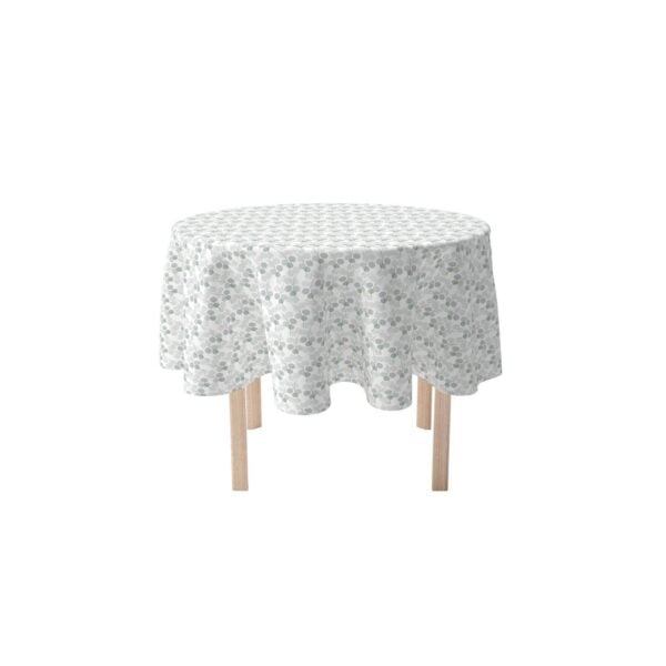 Round Tablecloth, 100% Polyester, 70  Round, Monochrome Branches