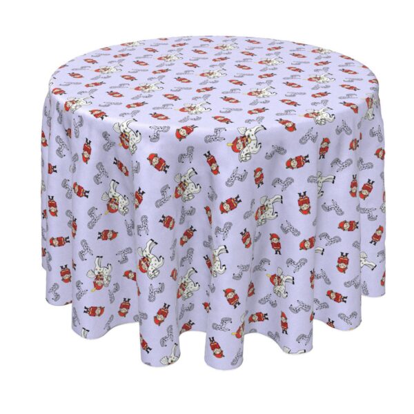 Round Tablecloth, 100% Polyester, 70  Round, Nutcracker Fairy Tale