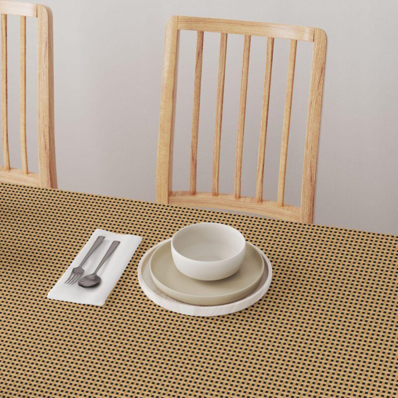 Round Tablecloth, 100% Polyester, 90  Round, Chessboard Braid - Image 4