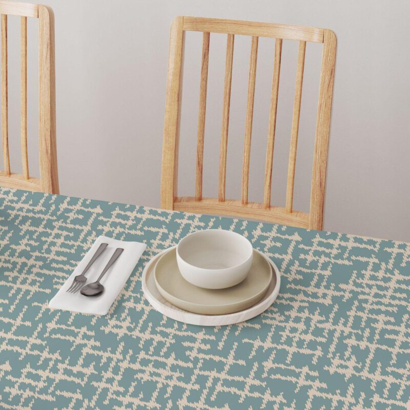 Round Tablecloth, 100% Polyester, 60  Round, Abstract Sketch - Image 4