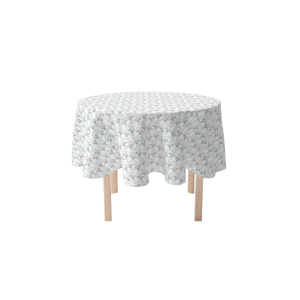 Round Tablecloth, 100% Polyester, 60  Round, Monochrome Branches