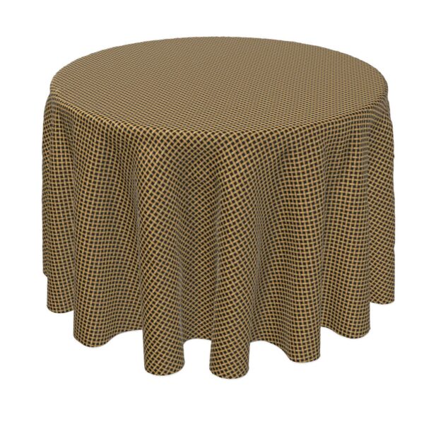 Round Tablecloth, 100% Polyester, 70  Round, Tiny Texture Weave