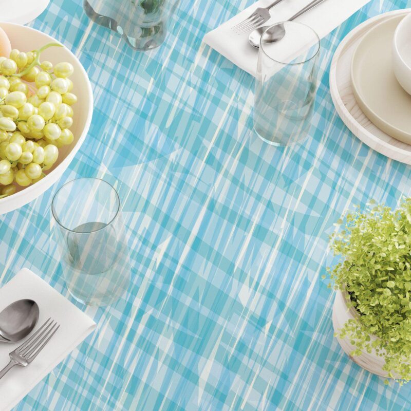 Round Tablecloth, 100% Polyester, 70  Round, Contemporary Ocean - Image 3