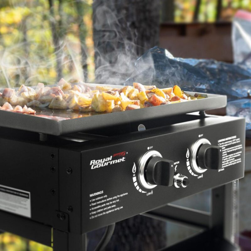 Royal Gourmet GB2000N 23-Inch Flat Top Gas Griddle, 2-Burner Outdoor Griddle - Image 11